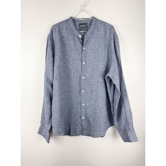 Bonobos Everyday Linen Button Shirt Men’s XL Standard Fit Long Sleeve Resort - Picture 1 of 6